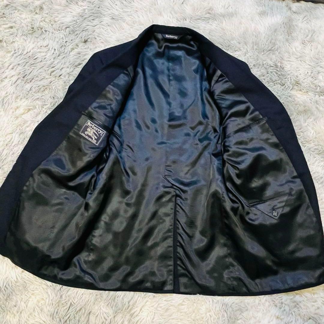 【極美品】 バーバリーズ ネイビー L セットアップ ジャケパン ゴールドボタン