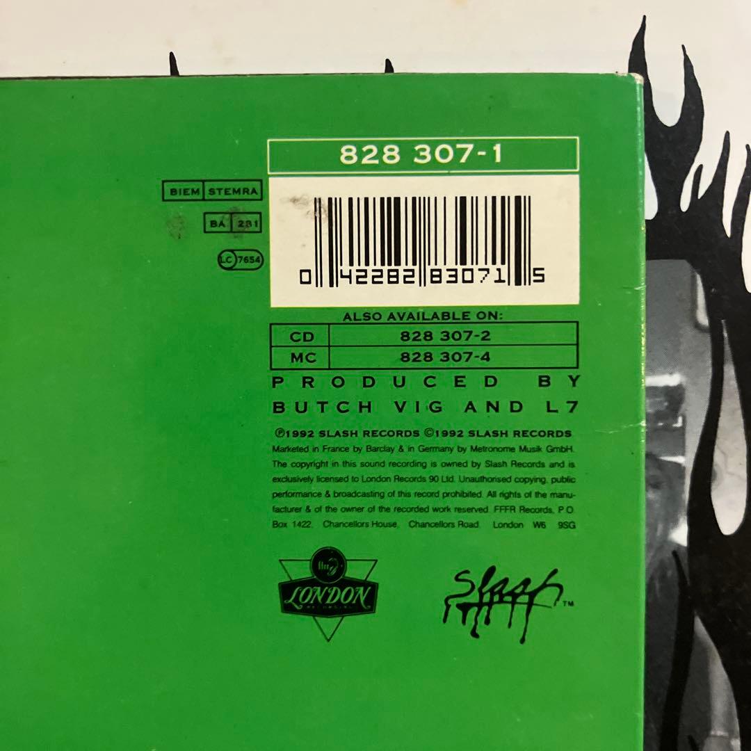 L7 Bricks Are Heavy レコード LP