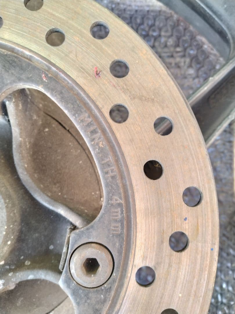 スカッパノンさま用 HONDA　ジェイド250 MC23　ホイールセット（前後）