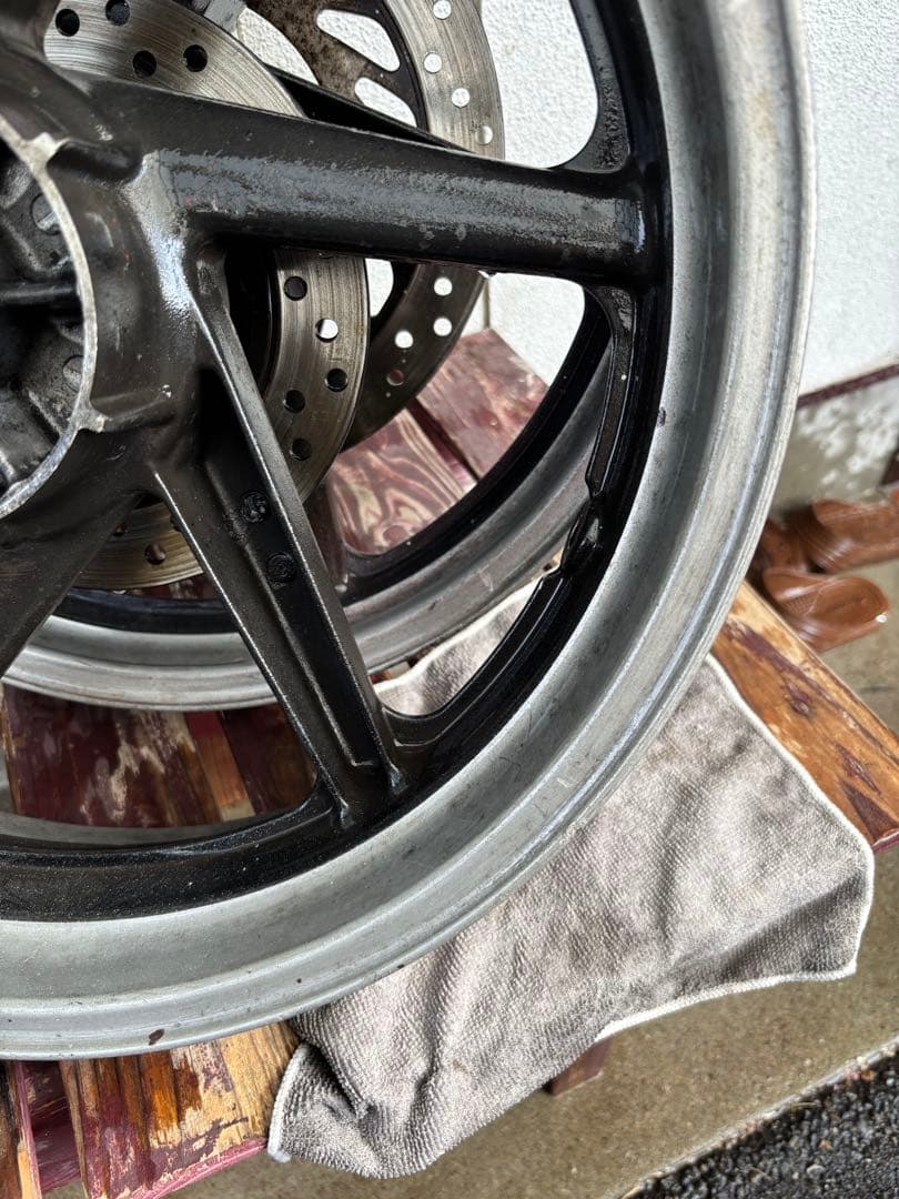 スカッパノンさま用 HONDA　ジェイド250 MC23　ホイールセット（前後）