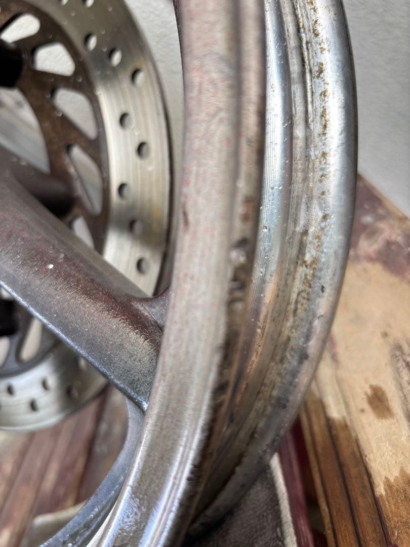 スカッパノンさま用 HONDA　ジェイド250 MC23　ホイールセット（前後）