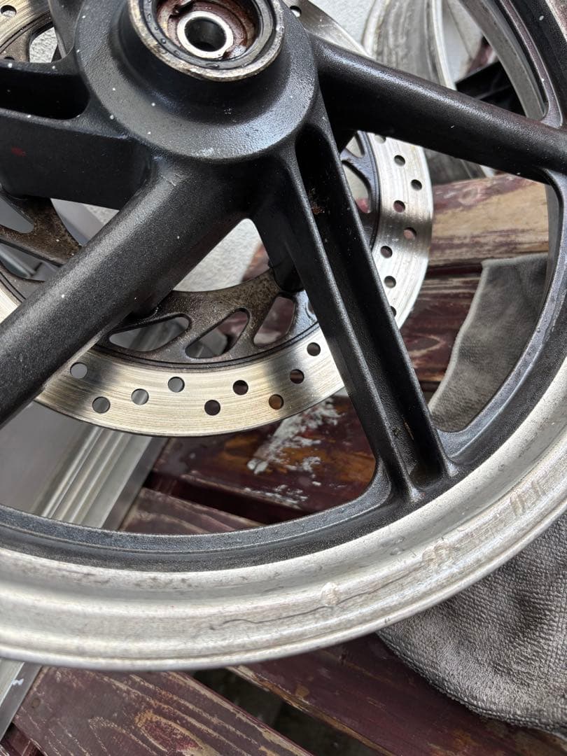 スカッパノンさま用 HONDA　ジェイド250 MC23　ホイールセット（前後）