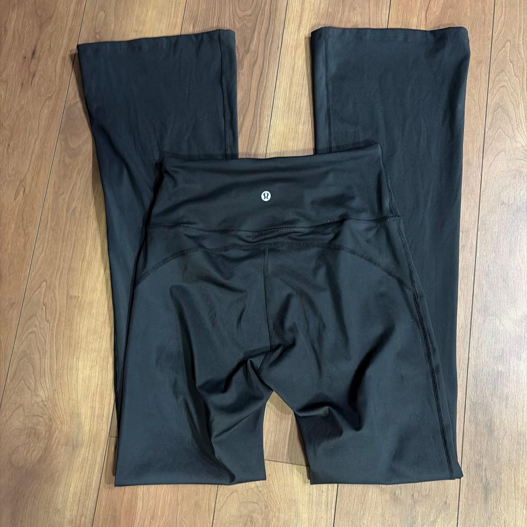 lululemon Groove ハイライズ フレアパンツ ブラック 6M 美品