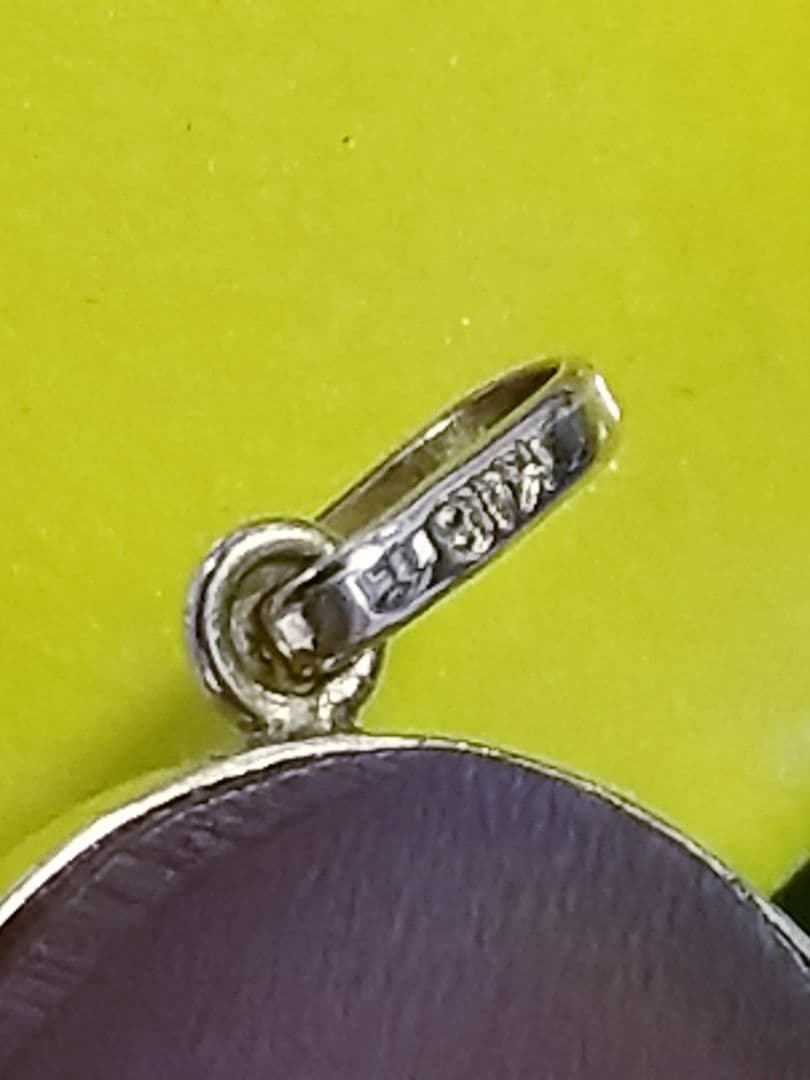 KWS-03 【チロ・フレイシア】作　K18シェルカメオペンダントトップ