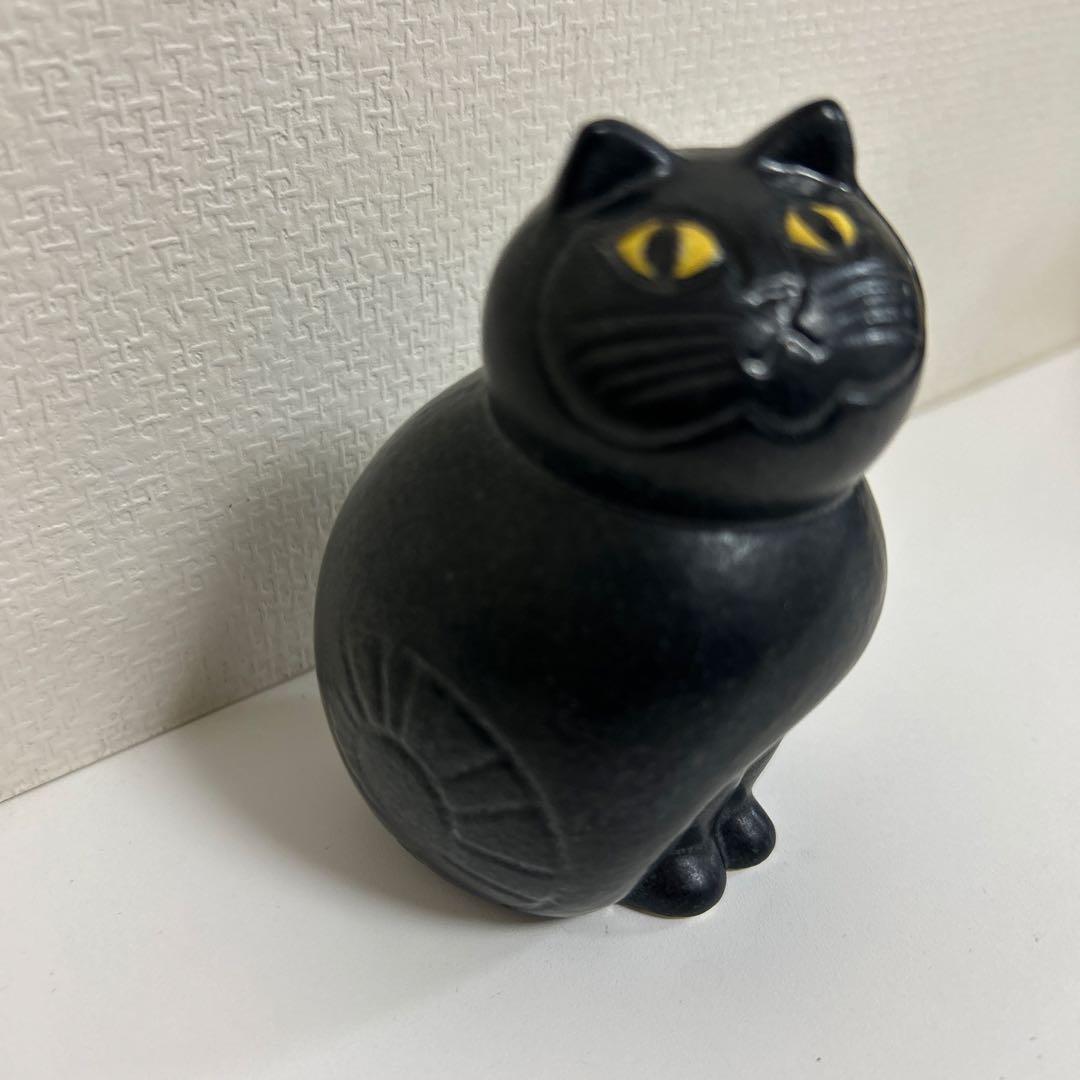 リサラーソン　ミア　オールブラック　黒猫　置物　オブジェ