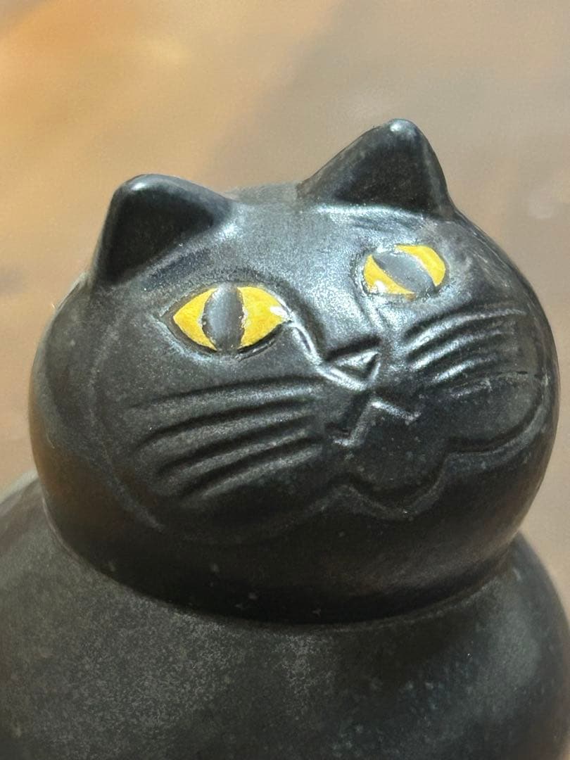 リサラーソン　ミア　オールブラック　黒猫　置物　オブジェ