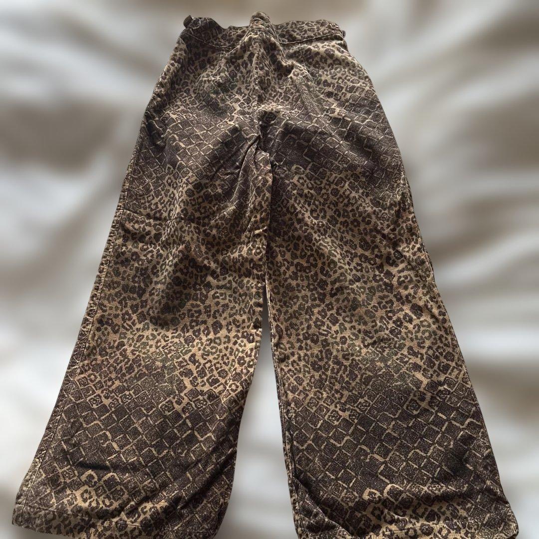 Kapitalレオパード柄 ワイドパンツ