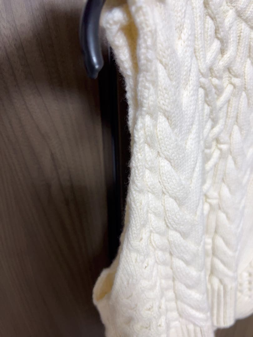 nagonstansナゴンスタンスケーブルニットベスト