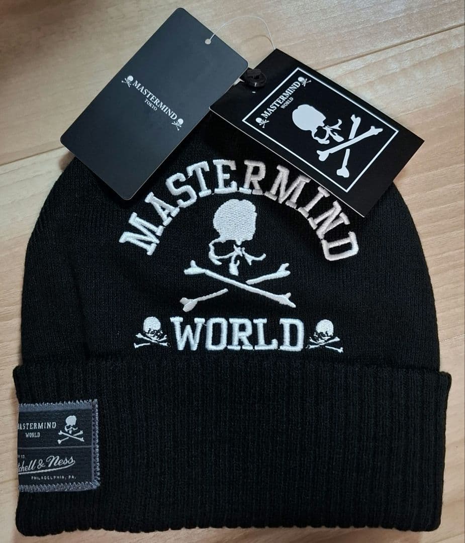 Mitchell&Ness × MASTERMIND　ニットキャップ
