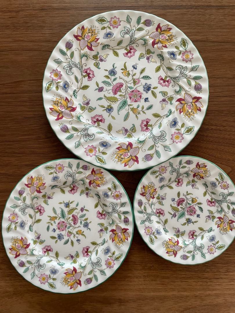 ミントン ハドンホール ペアセット ティーポット カップ&ソーサー プレート