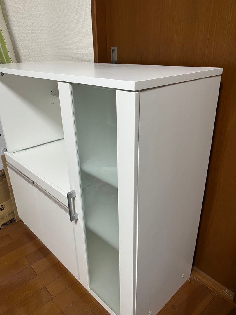 ニトリ　ミドルレンジボード　キッチン棚　食器棚