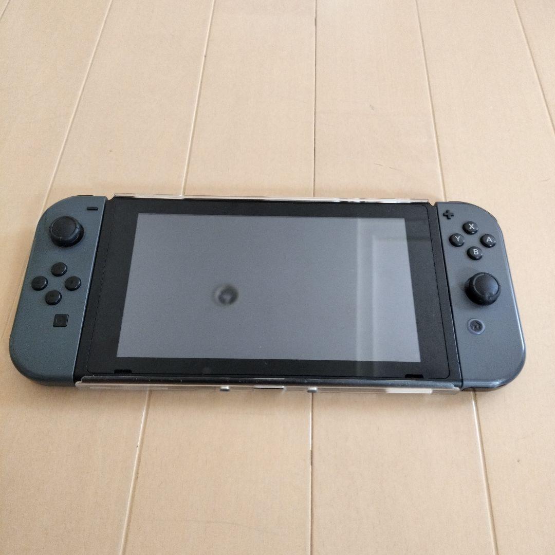 任天堂スウィッチ本体グレー（ジャンク品）＋ケース　付属品　充電器　HDMI