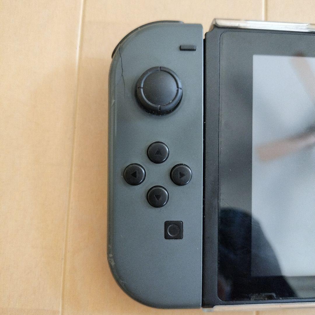 任天堂スウィッチ本体グレー（ジャンク品）＋ケース　付属品　充電器　HDMI