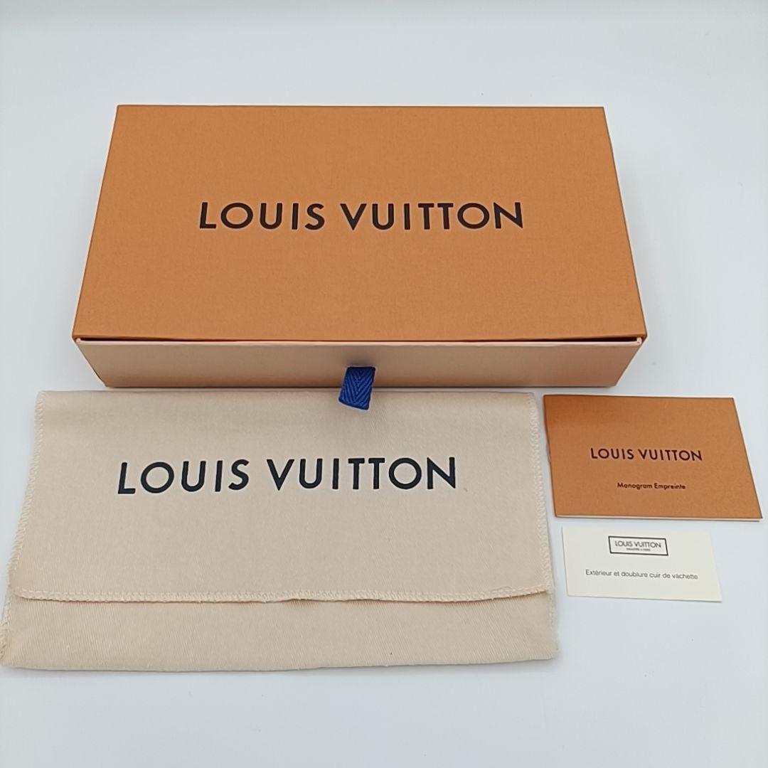 ルイヴィトン アンプラント ポルトフォイユ クレマンス ノワール　箱　袋付き