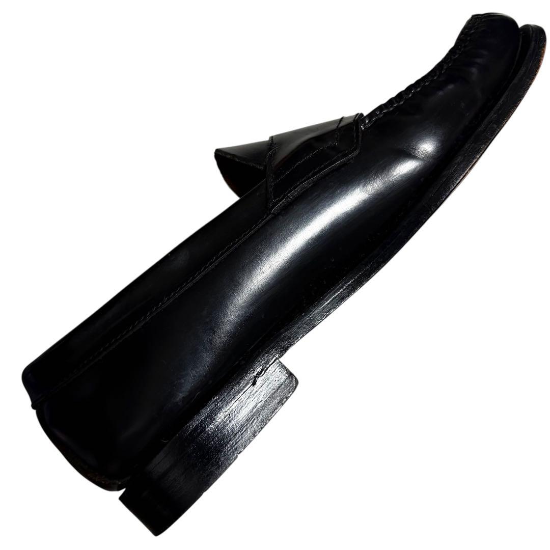 美品GHBass Weejuns Logan ローファー ブラッ