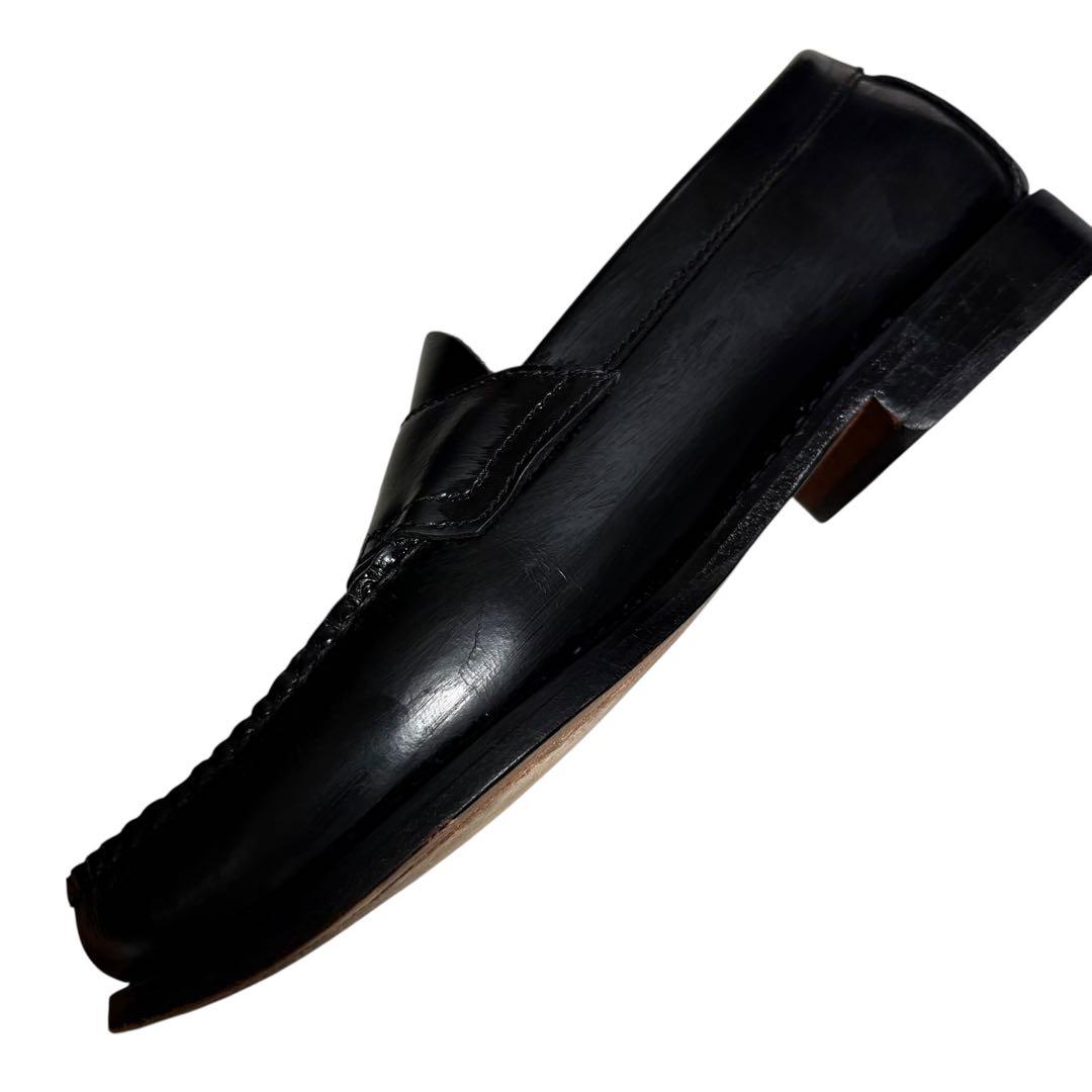 美品GHBass Weejuns Logan ローファー ブラッ