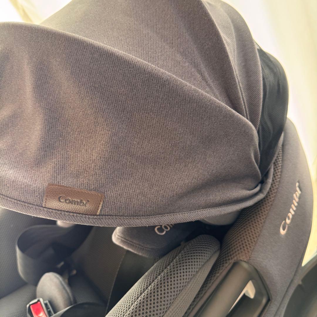 美品Combi THE S EG ZE グレー 新生児 ４歳 回転式 isofi