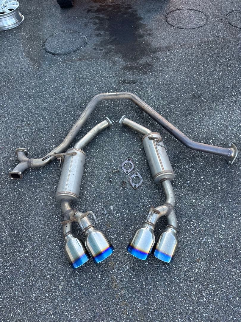 D.Wカムリ 70 BLITZ 4本出し　チタンマフラー