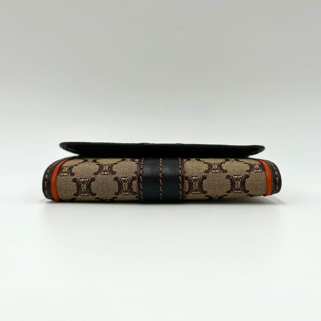 極美品 ＊ CELINE セリーヌ マカダム キャンバス 6連キーケース