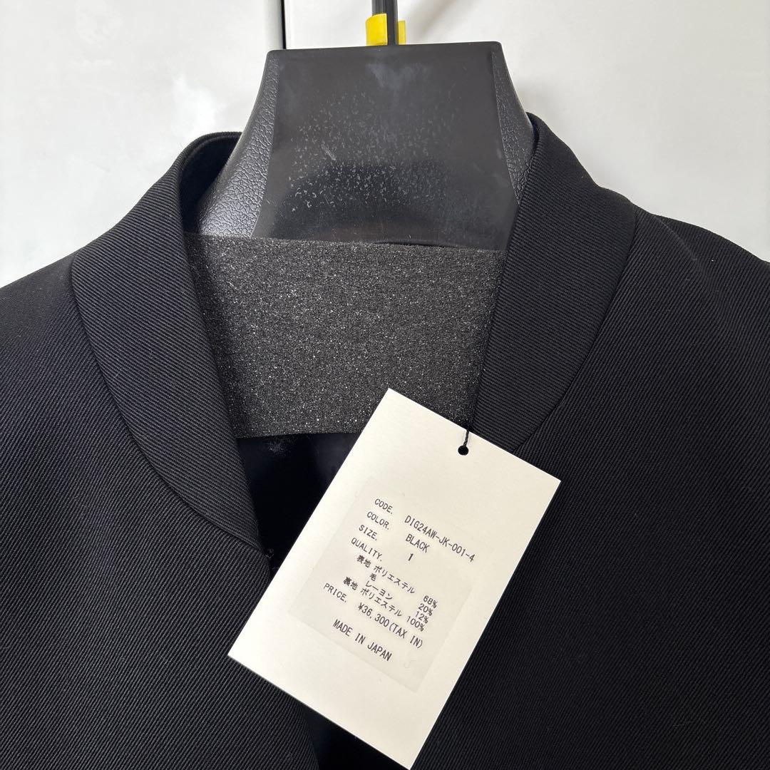 ジャケット・アウター digne collarless jacket Vol.4 - black