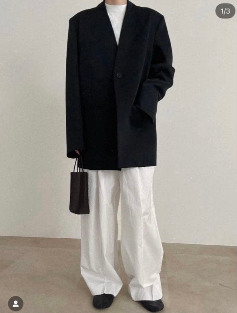 ジャケット・アウター digne collarless jacket Vol.4 - black