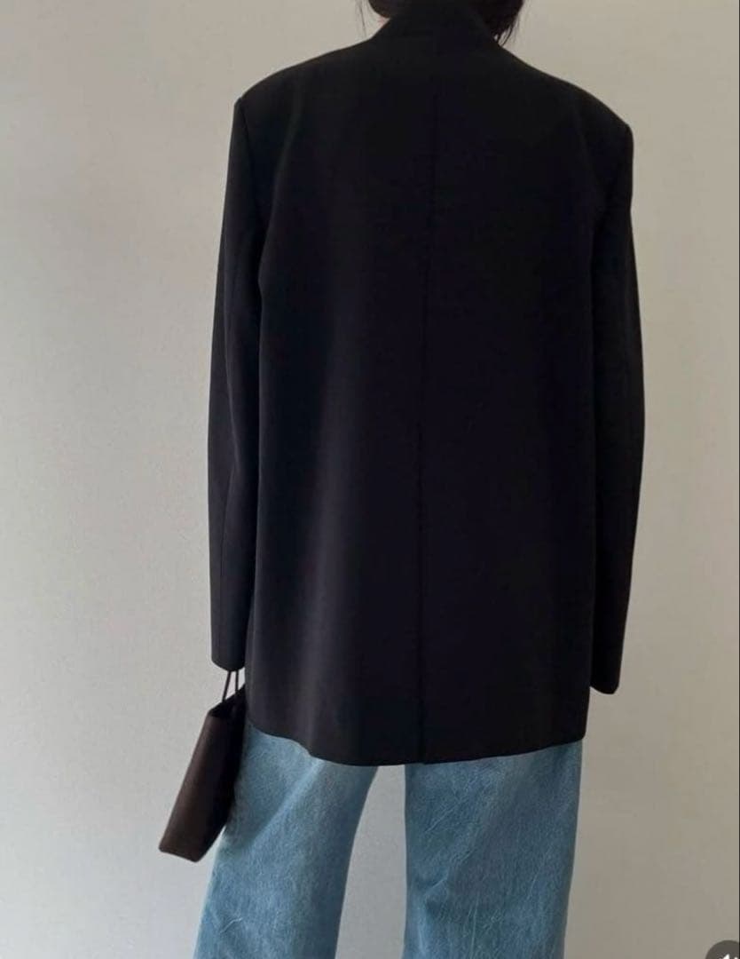 ジャケット・アウター digne collarless jacket Vol.4 - black