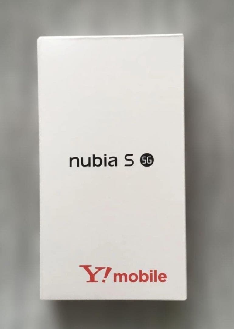 nubia S 5G Y!mobile ホワイト　即購入OK！残債なし