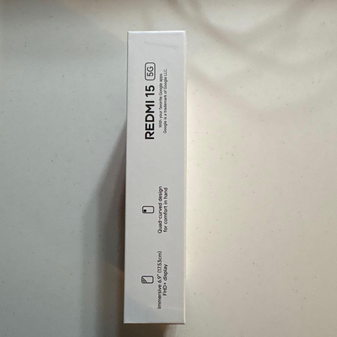 未使用 REDMI 15 5G スマホ チタングレー4GB/128GB