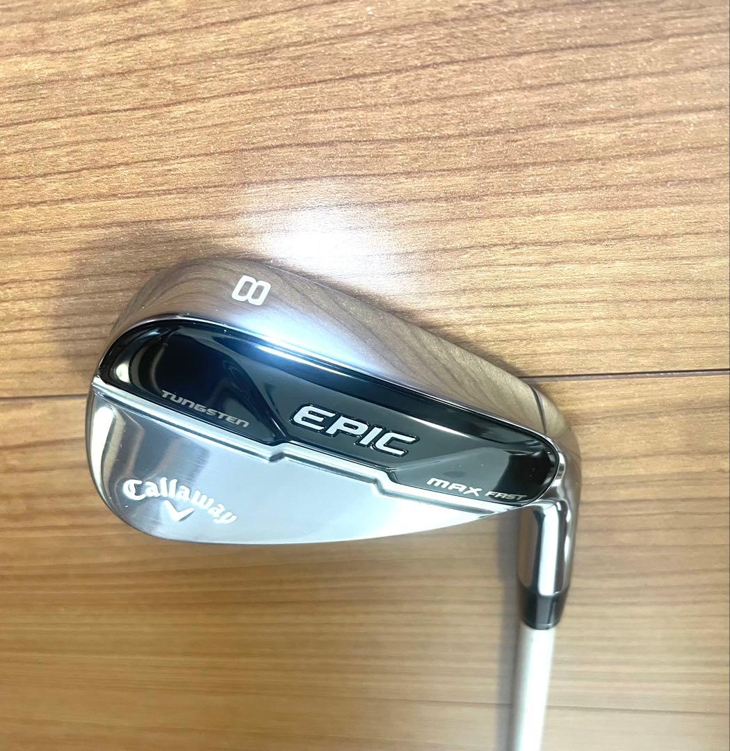 ほぼ新品　キャロウェイ EPIC MAX FASTレディースアイアン5本保証つき