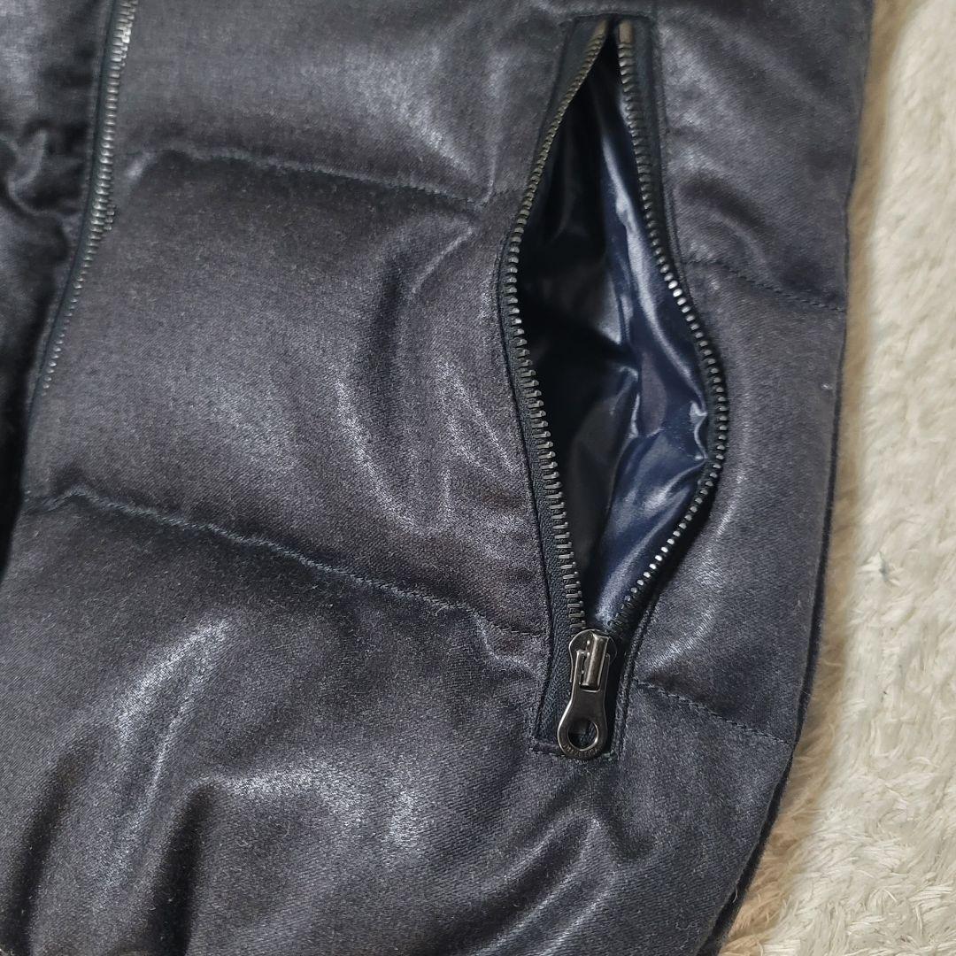 美品✨デュベティカ 別注 ダウン ベスト カシミヤ混 FEBEDUE 濃いグレー