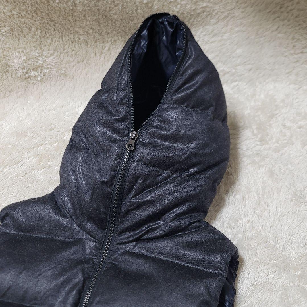 美品✨デュベティカ 別注 ダウン ベスト カシミヤ混 FEBEDUE 濃いグレー