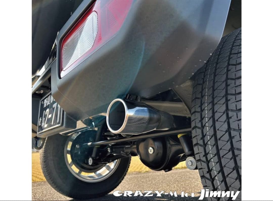 【ZERO HOUSE】【CRAZY-M】 スズキ ジムニー JB64 マフラー