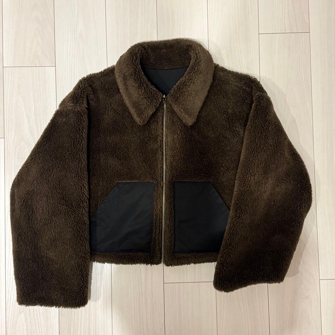 amomento リバーシブル　ジャケット　ブルゾン