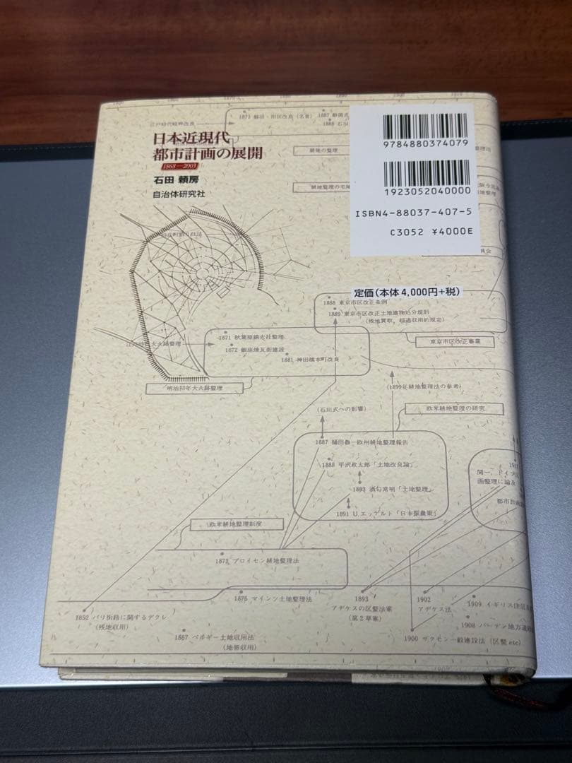 『日本近現代都市計画の展開 1868-2003』 石田頼房 自治体研究社