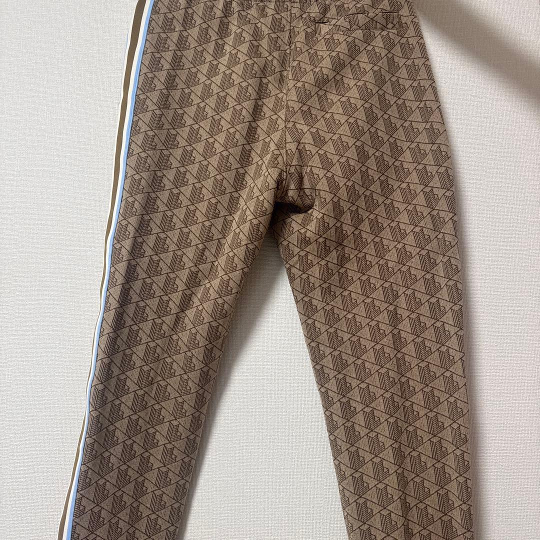 ラコステ】モノグラムジャカード半袖ポロシャツ(セットアップ)