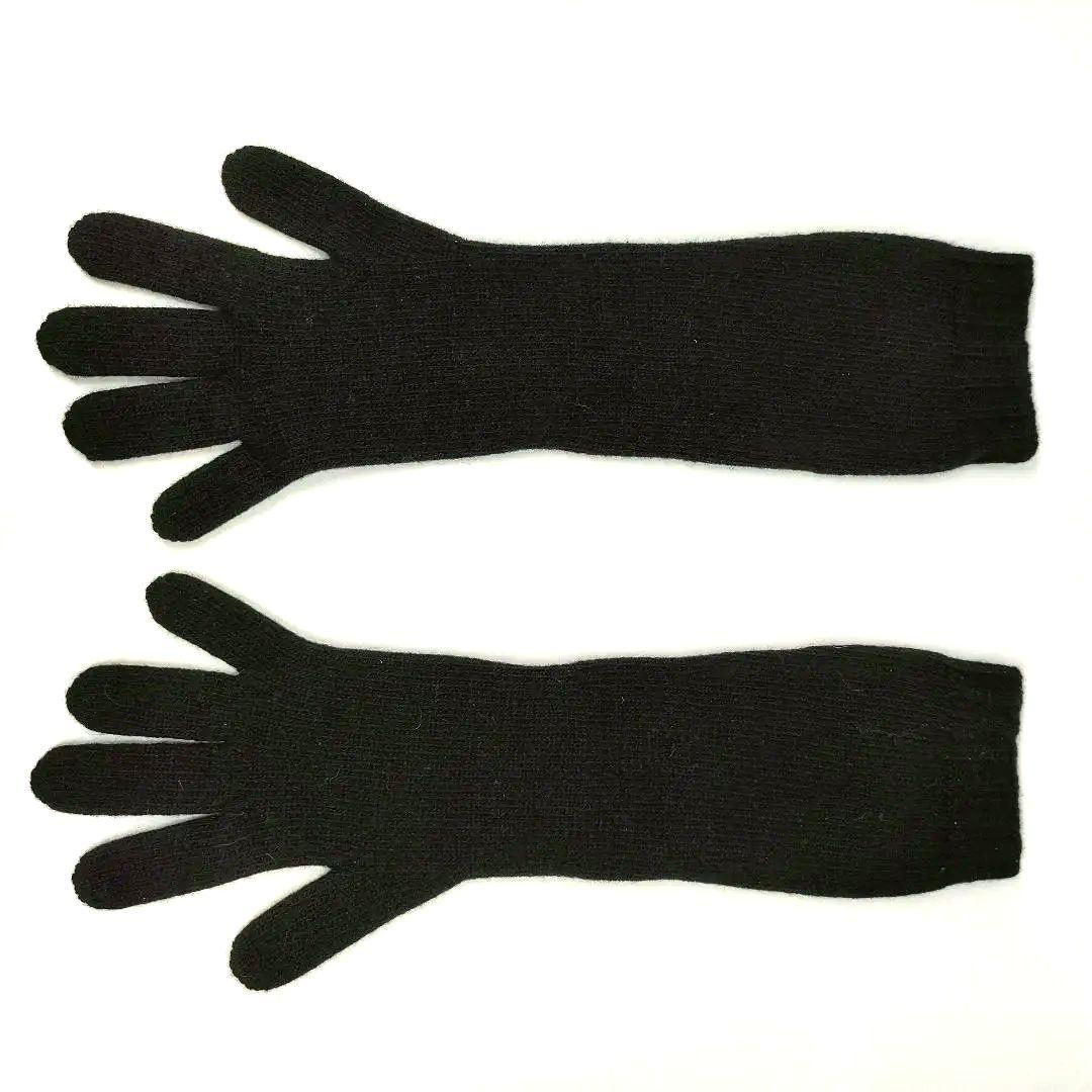 【極美品・限定品】プラダ うさぎ柄 カシミヤ混 アームカバー 手袋