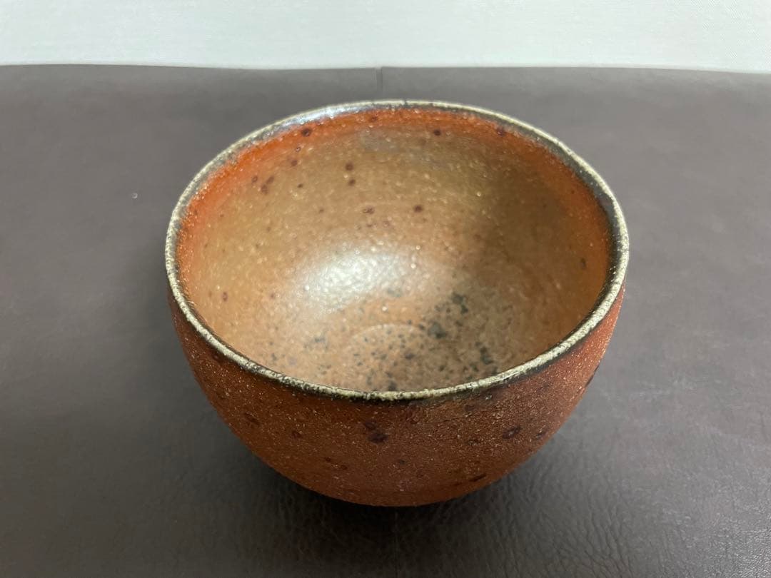 三代山田常山　常滑茶盌　共箱　共布　栞　茶碗　茶道具