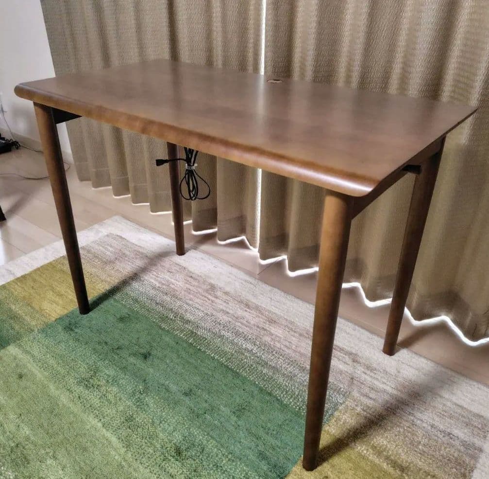 飛騨産業 RODAN デスク ビーチ材 HIDA ロダン 配線穴付き