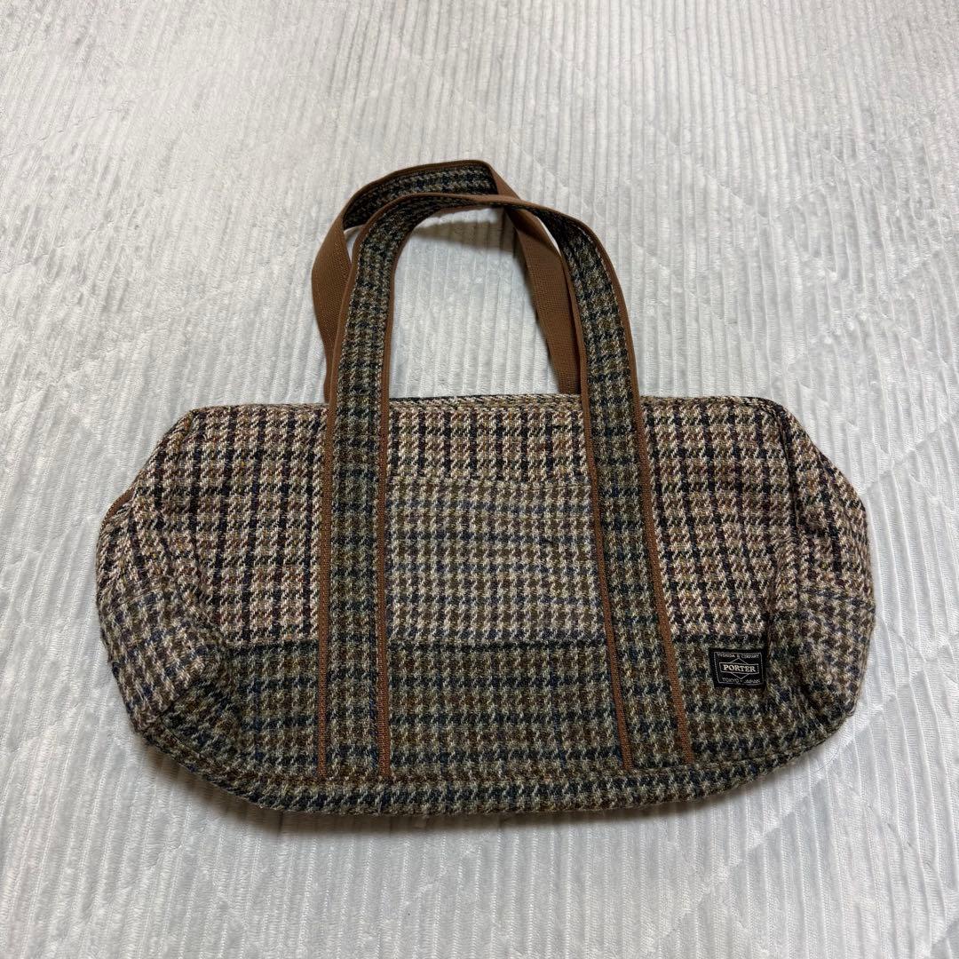 PORTER×BEAMS×Harris Tweed ボストンバッグ