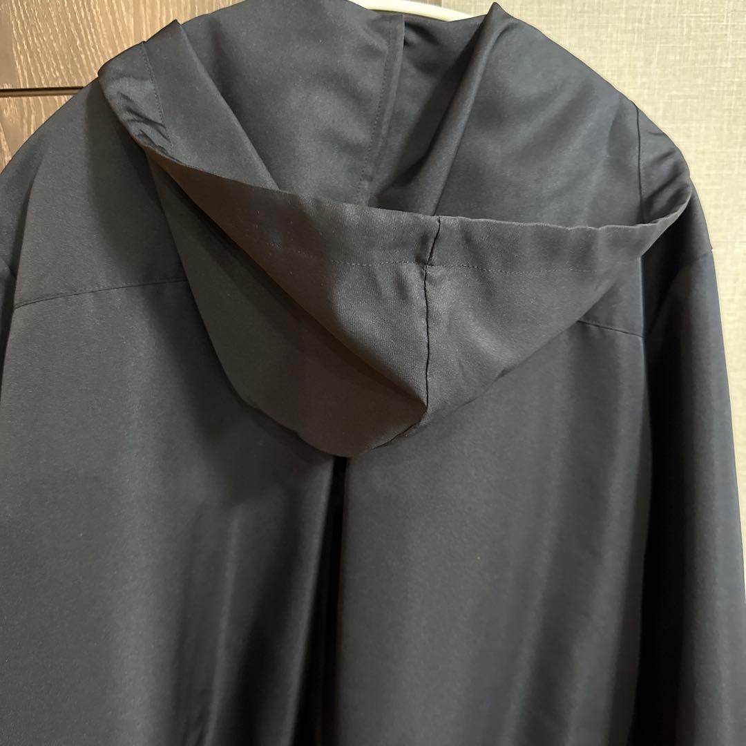 アメノチハレ　フリルラインコート　ネイビー