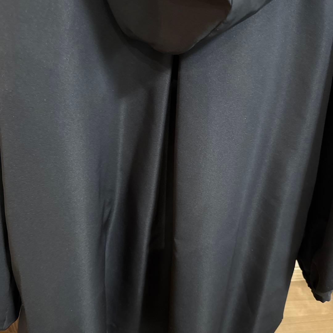 アメノチハレ　フリルラインコート　ネイビー