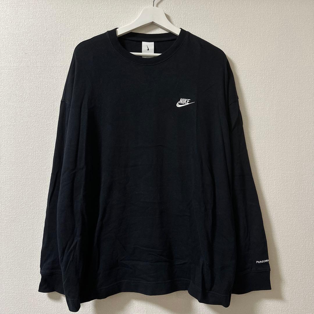 NIKE × PEACEMINUSONE ロンT ブラック XSサイズ