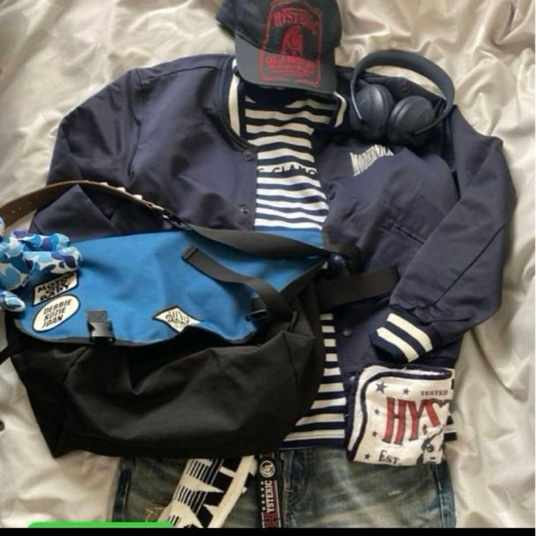 ヒステリックグラマー　ナイロンジャケット　ネイビー　Mサイズ