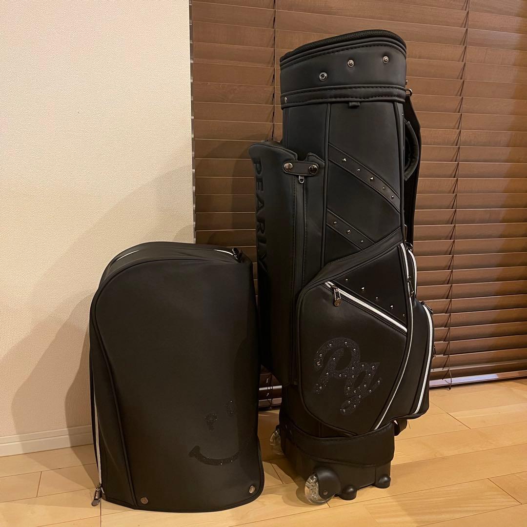 【即発送】PEARLY GATESパーリーゲイツ キャディバッグ ゴルフバッグ黒