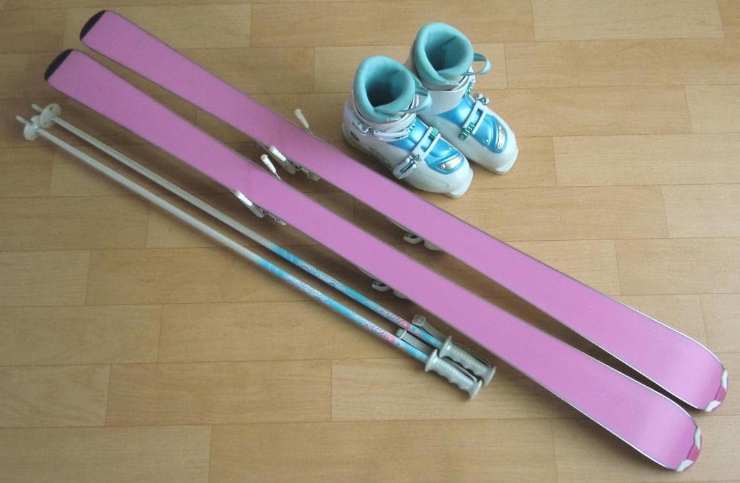 ■■12月・1月限定■送料無料■ジュニアスキーセット■板140靴24■WAX■■