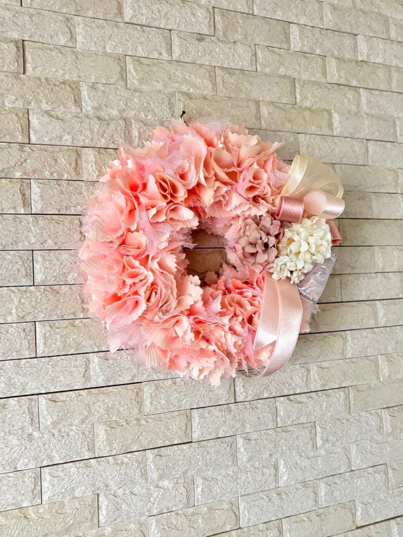 【香香様オーダー品】ハンドメイド　ファブリックリース　5点