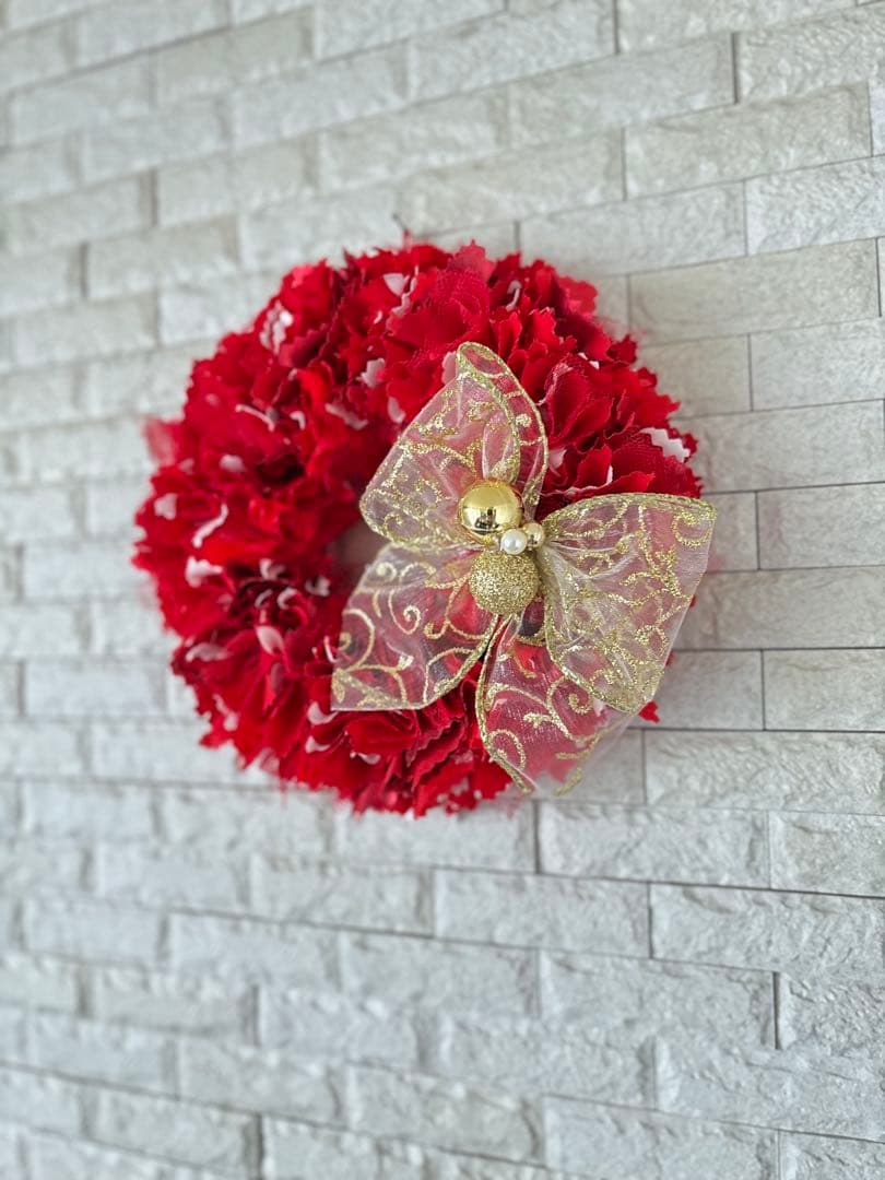 【香香様オーダー品】ハンドメイド　ファブリックリース　5点