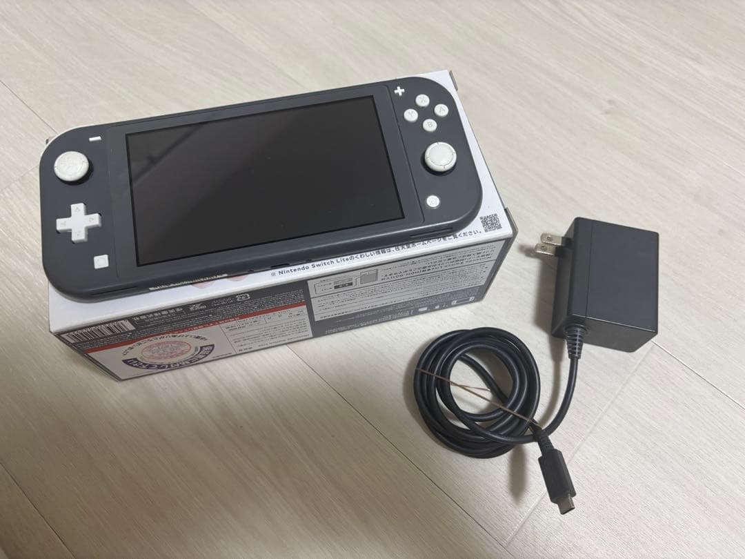 Nintendo Switch Lite グレー 充電器・外箱付き