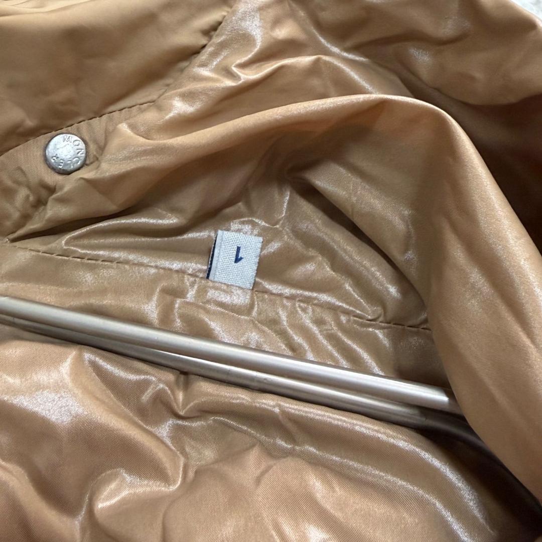 17221✨モンクレール ナイロンパーカー ベージュ フード着脱 1