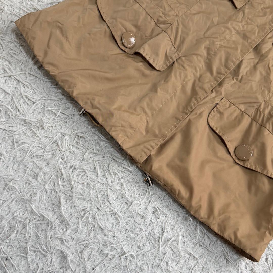 17221✨モンクレール ナイロンパーカー ベージュ フード着脱 1